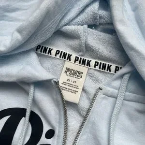 Hoodie Victoria's Secret PINK Michigan Go Blue - Taille Plus, Manches Longues, Neuf Avec étiquettes (NWT)
